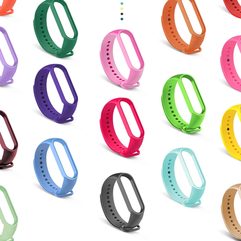 Ремешок спортивный для Xiaomi Mi Band 7 6, силиконовый сменный Браслет для наручных часов mi band 7 6 3 4 5 (art.: 3920c43323744) - 3920c43323744