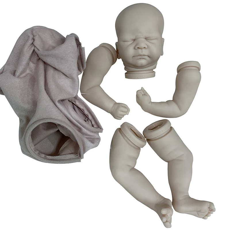 17Inch Reborn Doll Kit Kovu Premie Size Slapen Baby Unifinished Blank Pop Onderdelen Reborn Baby Doll Bebes