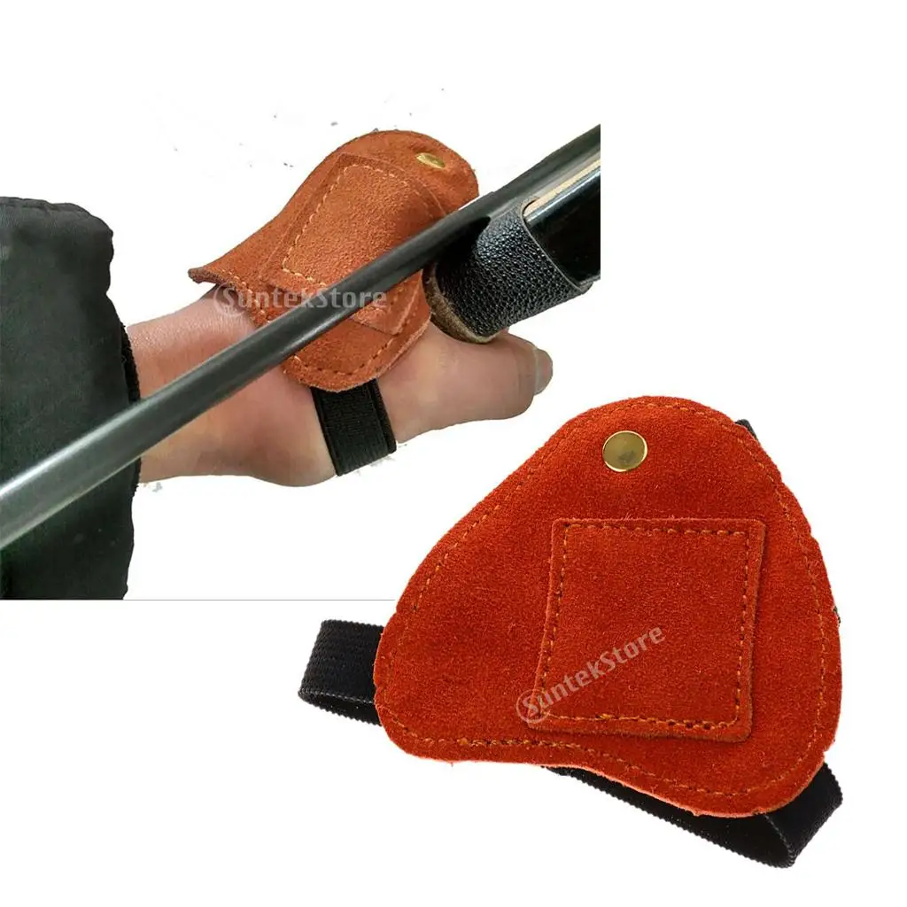 Leather Archery Glove for Traditional Longbow Hunting with Recurve
