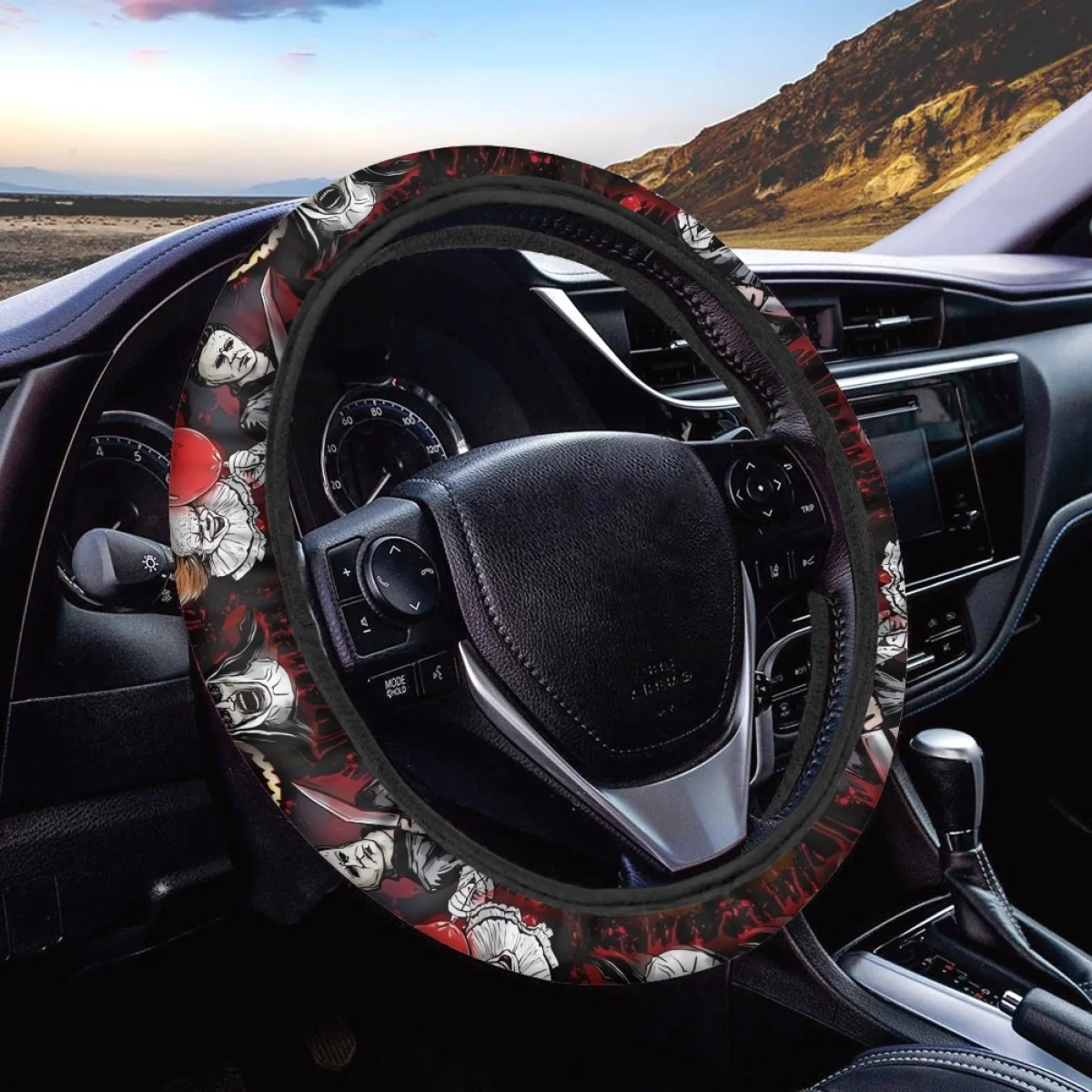 Horror Four Inch Front Rims Scary Movie Wheel: The Ultimate Steering Wheel Cover for Horror Fans ...