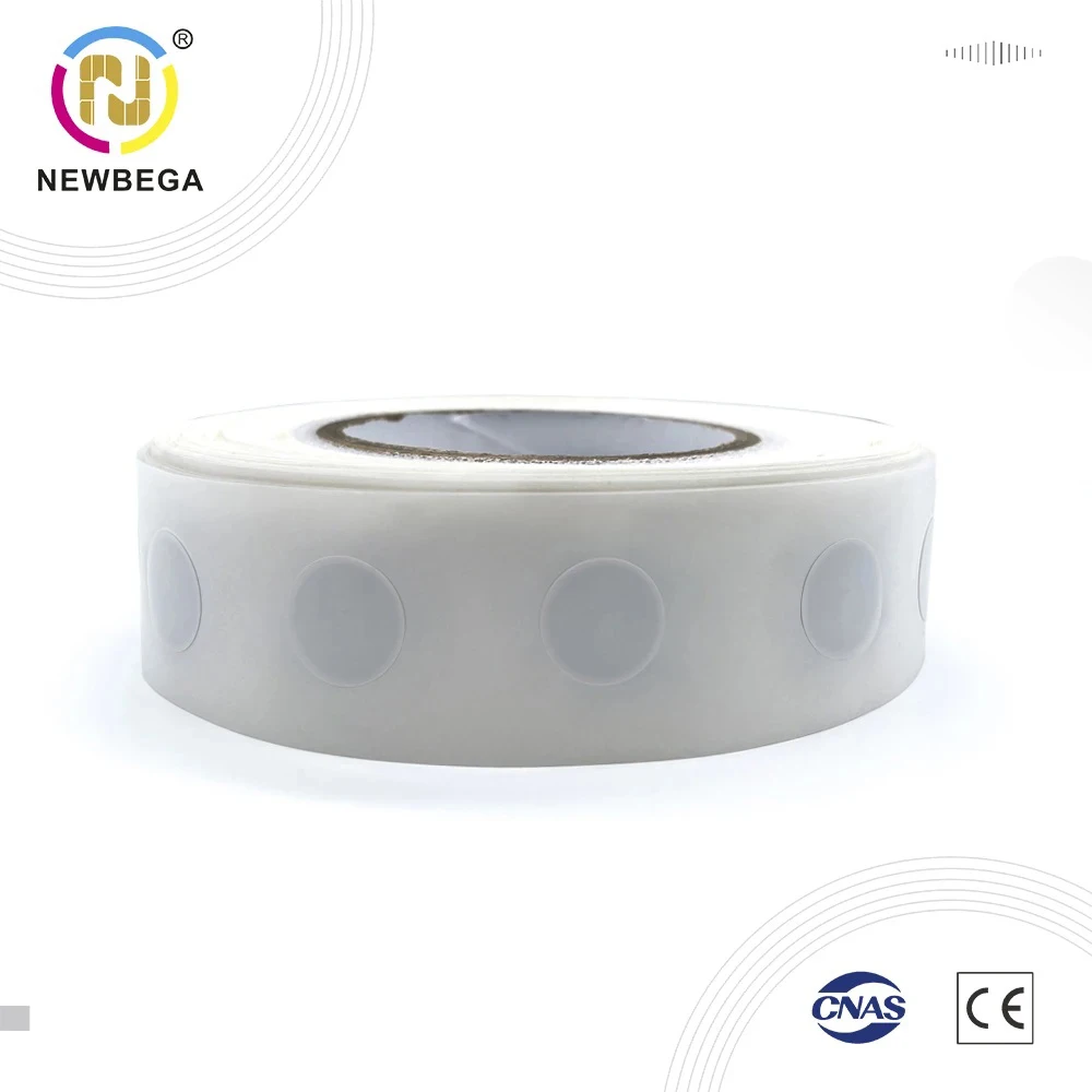 13.56Mhz Smart RFID NFC Sticker Label, ISO14443A 1K S50 F08, 25mm Diameter