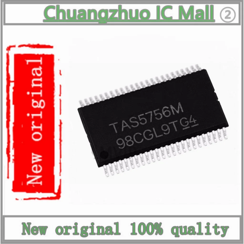 

1Pcs New original TAS5756MDCAR TAS5756MDCA TAS5756M HTSSOP-48-EP-6.1mm Audio Power OpAmps ROHS