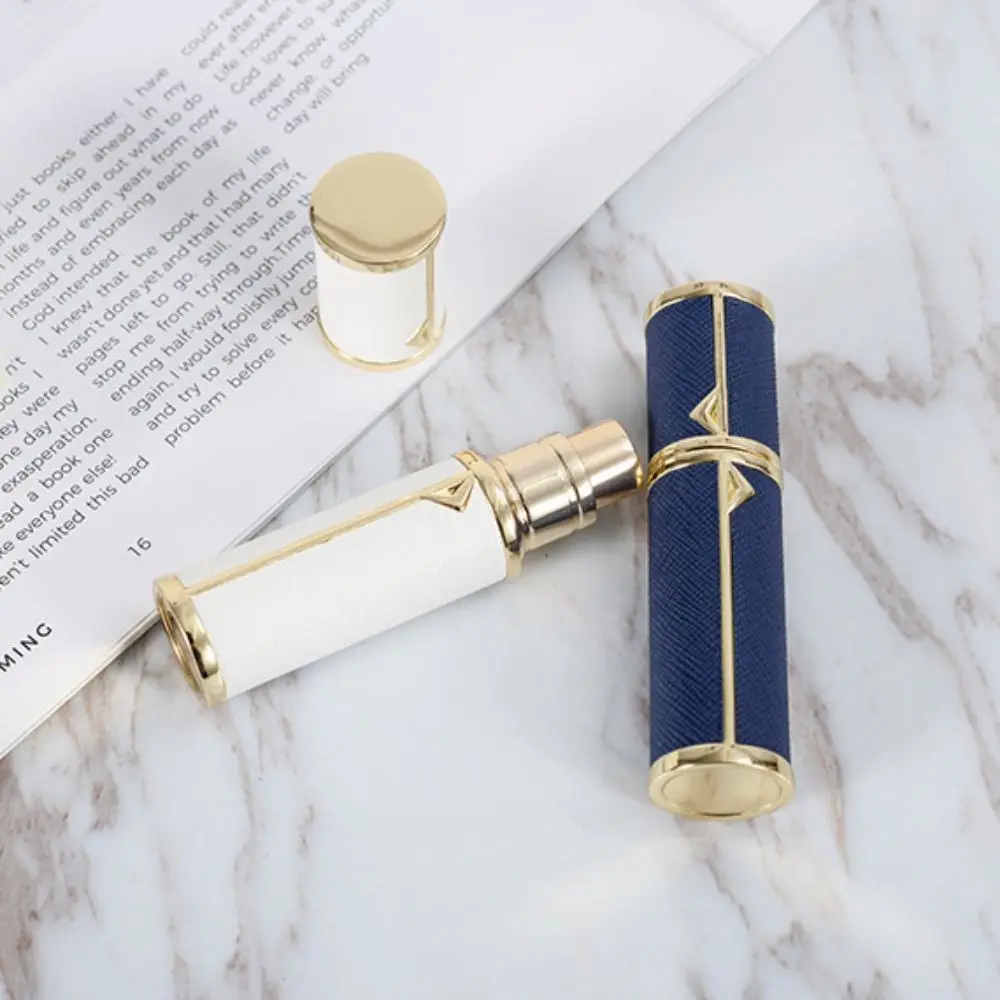 

5ml Leather Perfume Bottle Refillable Perfume Atomizer For Travel Spray Bottle With Ultral Fine Mist Fragrance Container