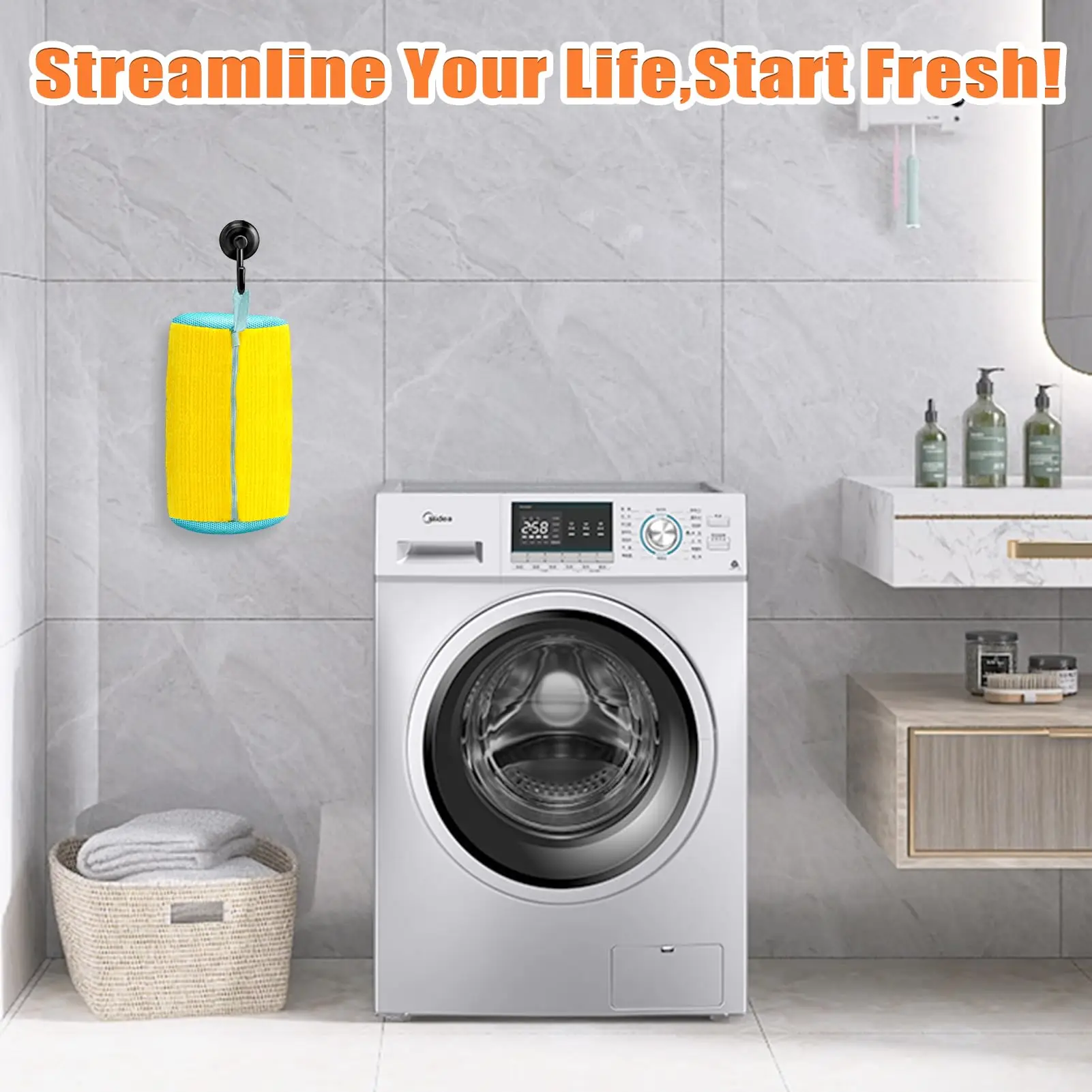 Reusable Laundry Bags For Washing Machine Sneaker Cleaning Shoe Washing Bags - 2PC Reusable Laundry Bags For Sneakers & Tennis Shoes Machine Wash Shoe Protector