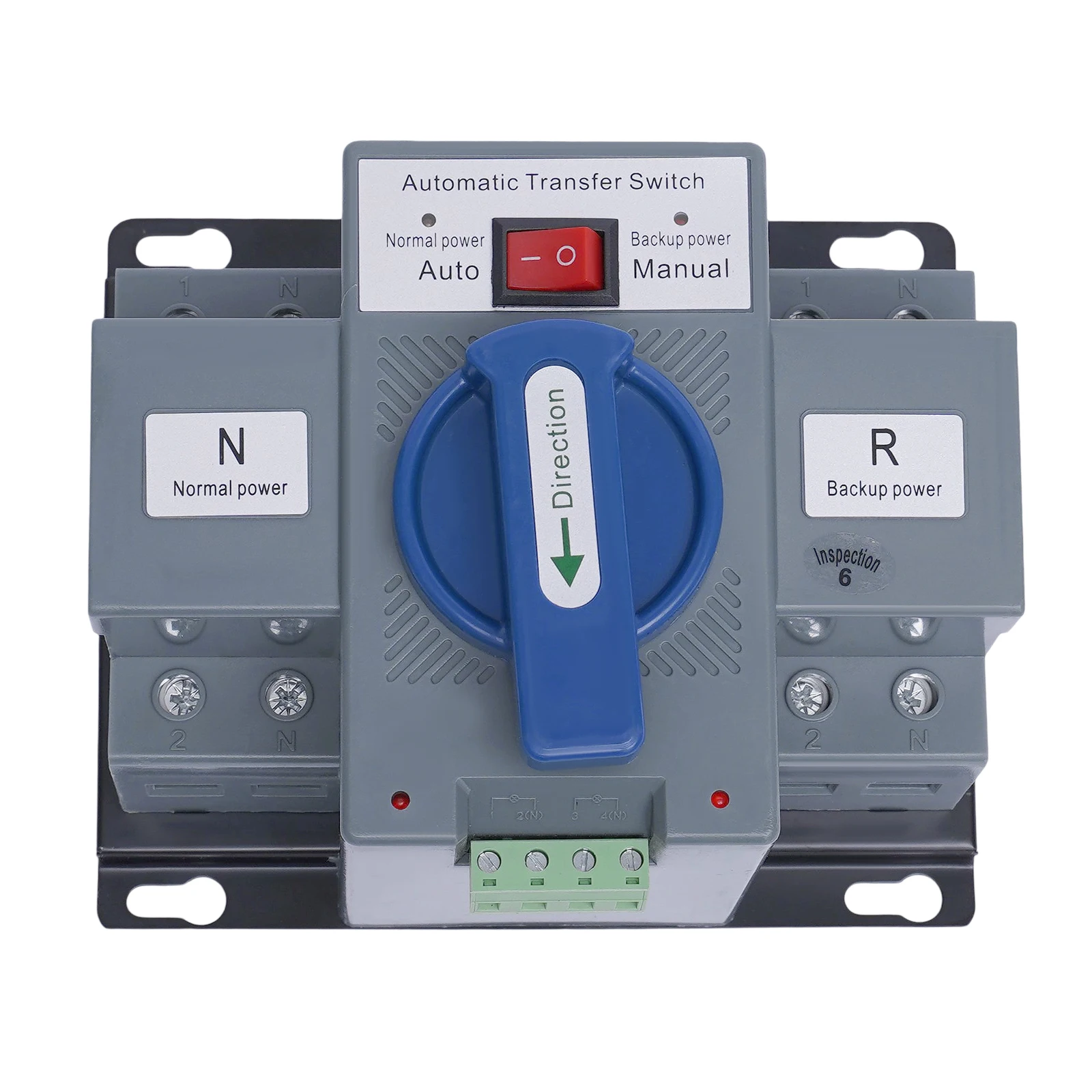 Dual Power 2P 63A 32A Automatic Transfer Switch (ATS) 110v CB Switching Product