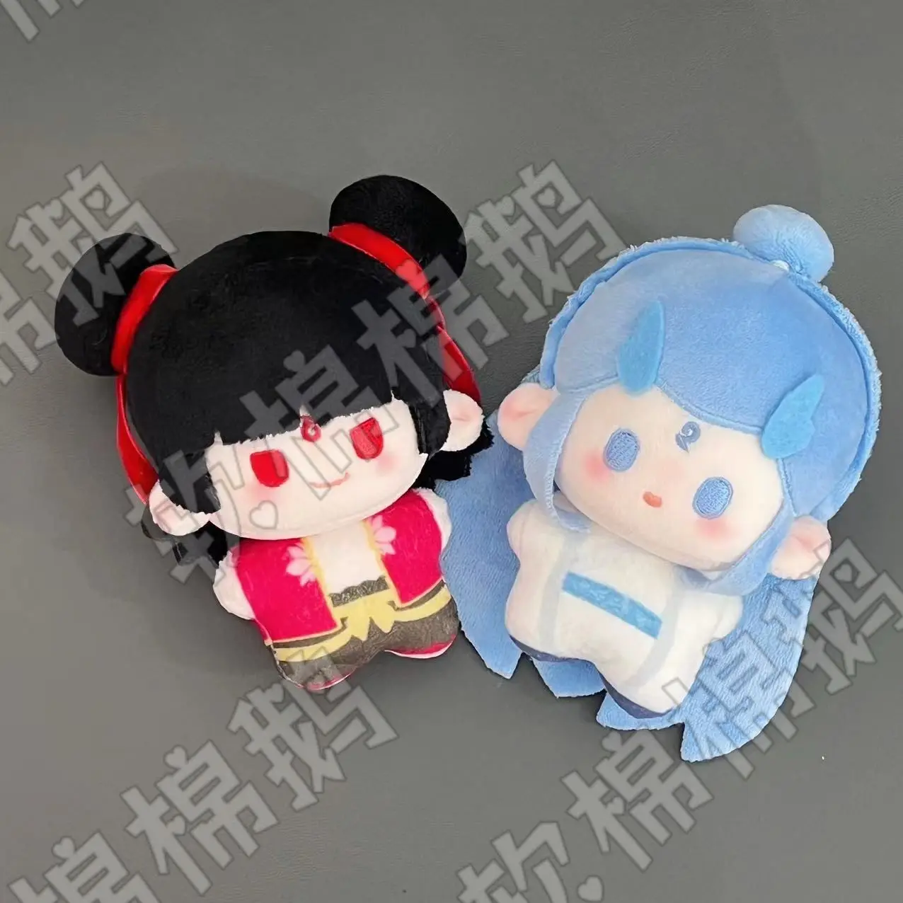 Ne Zha 2 Ao Bing Ao Guang Cosplay 10CM Anime Plush Stuffed Body Backpack Ornaments Pendant Keychain Christmas Gifts