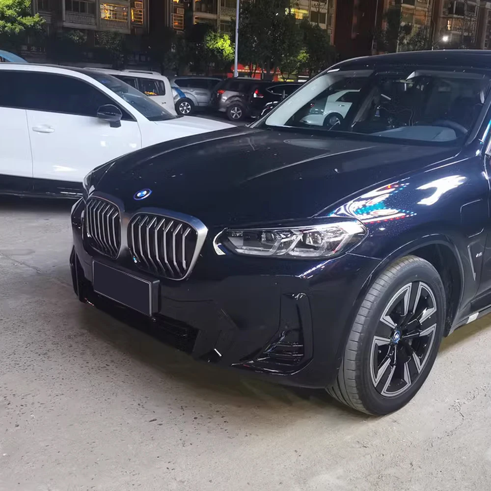 BMW G08 iX3 2020-2023 M 스타일 에어 인테이크 그릴 바디 키트 블랙 카 스타일링 튜닝용 프론트 범퍼 키드니 그릴 레이싱 그릴