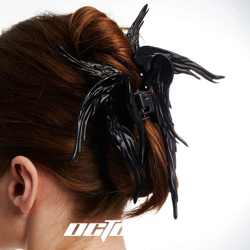 Original Design Fallen Angel Wing Hair Clip Punk Sle Hair