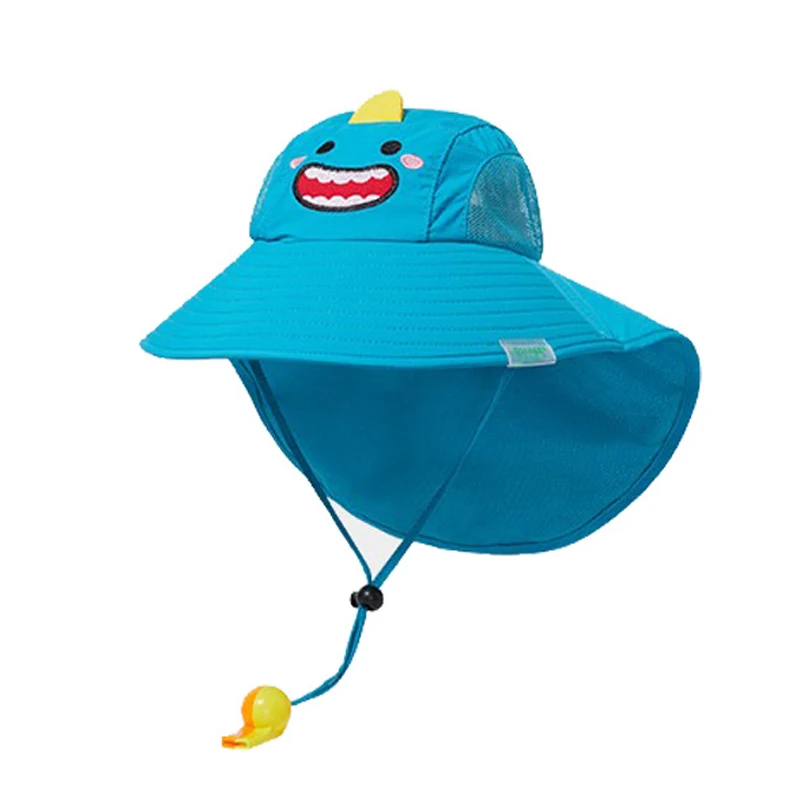 כובע קיץ לילדים ילדים כובע שמש לחוץ צוואר אוזן כיסוי הגנה מפני השמש כובעי חוף ילדים בנים בנות כובע פלאפ לילדים