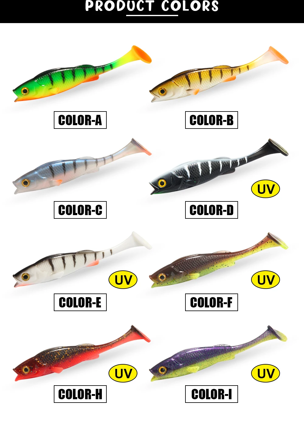 7cm 11cm 14cm Soft Body T-Tail Swimbait Bass Perch Pike Fishing Lure  Predator Fishing Uv Wobbler Rubber Shad Fishing Tackle - AliExpress