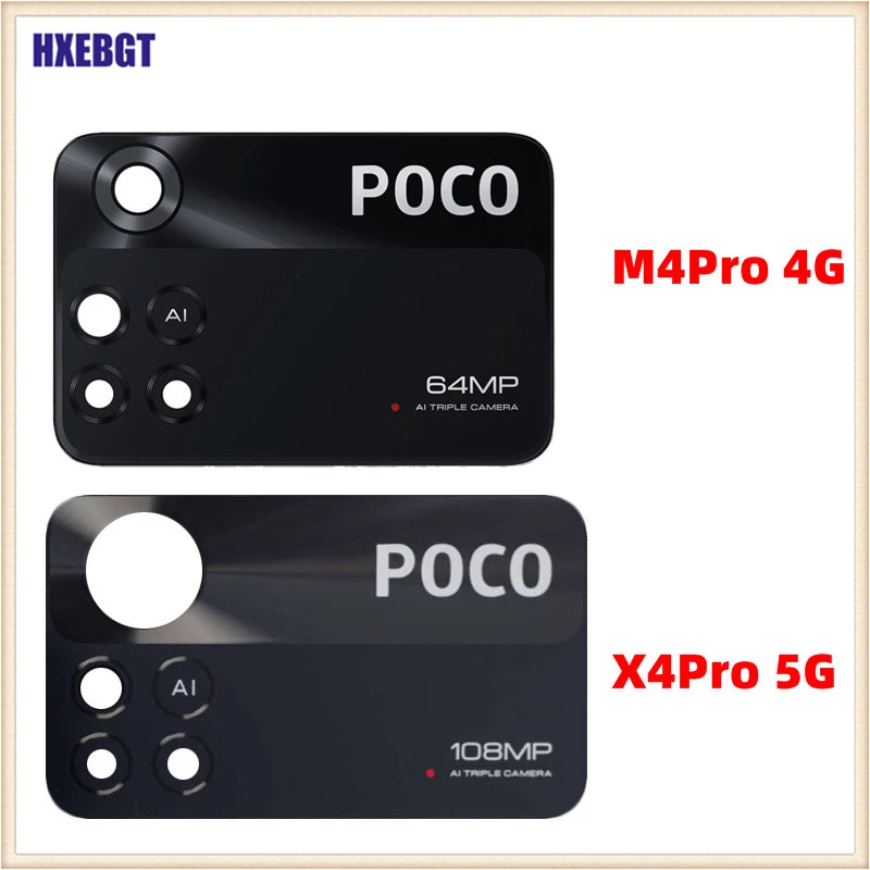 Camera Lens Glass For Xiaomi Poco M4 Pro 4G X4 Pro 5G Back Smartphone Replacement Parts phone camera lens camera lens cover