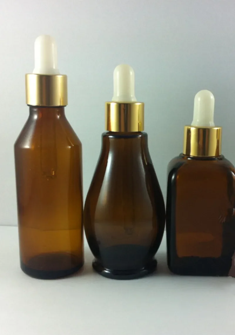 라텍스 헤드가 있는 알루미늄 스포이드 뚜껑 피펫, 에센셜 오일 병, 매치 5ml, 10ml, 15ml, 20ml, 30ml, 50ml, 100ml, 로트당 100 개