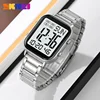 SKMEI 2259 Luxury EL Display Stainless Steel Digital Watch for Men Waterproof Sport Electronic Mens Wristwatch 1859 Reloj Hombre 5
