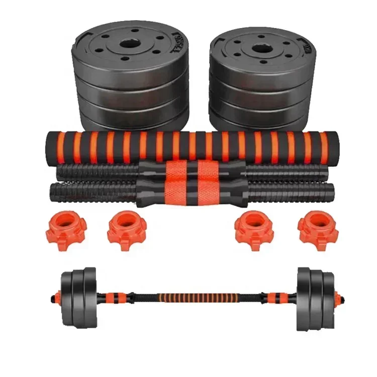 Hot Sale Weight Lifting cheap Round Paint Barbell Dumbbell Handles 20Kg Adjustable Dumbbell Set Cheap Price