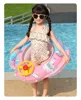 Baby Inflatable Swim Ring Toy Aircraft Shape Swimming Circle Seat Float Swimming Pool Beach Summer Water Toy Floats for Children 2