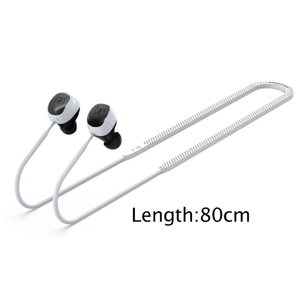 실리콘 헤드폰 넥 스트랩 소프트 무선 헤드폰 넥 스트랩 Sennheiser Momentum True Wireless 3용 이어버드 스트링 코드