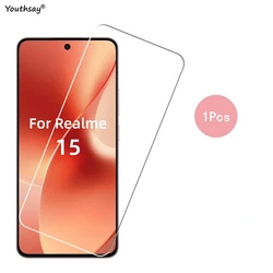 Crystal Clear Tempered Glass Screen Protector, HD Protective Phone Film for Realme 15 5G (1PCS)
