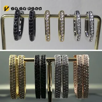 2025 New Original Exquisite Crystal Earrings Personality Ladies Fashion Stainless Steel Earrings Commemorative Accessories 1