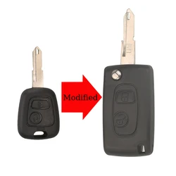 Enhanced Car Key Shell Cover - Sleek Black Design for B MODEL
