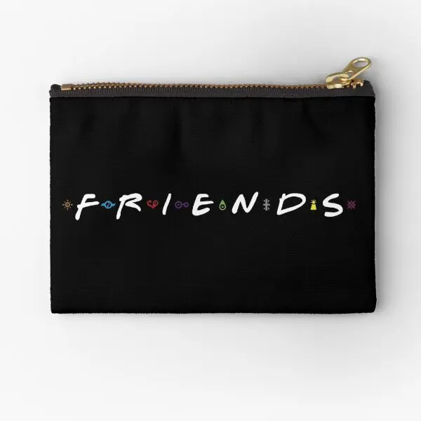 

Digi Friends Zipper Pouches Key Wallet Underwear Men Storage Panties Cosmetic Socks Coin Small Packaging Women Pocket Pure Bag