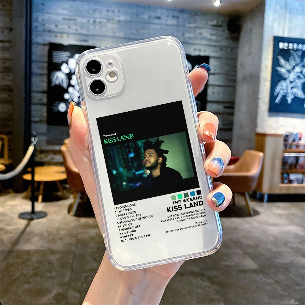 The Weeknd Minimalist Poster Fashion Transparent Phone Case