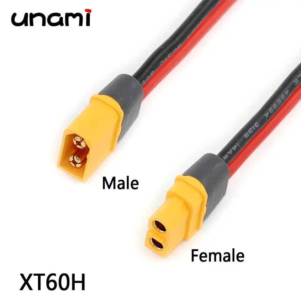 Connecteurs XT60H-F/M Avec Câble 12AWG – Pour Batterie RC
