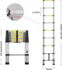 Telescoping Extension Ladder 8.5FT, Aluminum Telescopic Ladders with Carry Bag for Outdoor Indoor Use 2