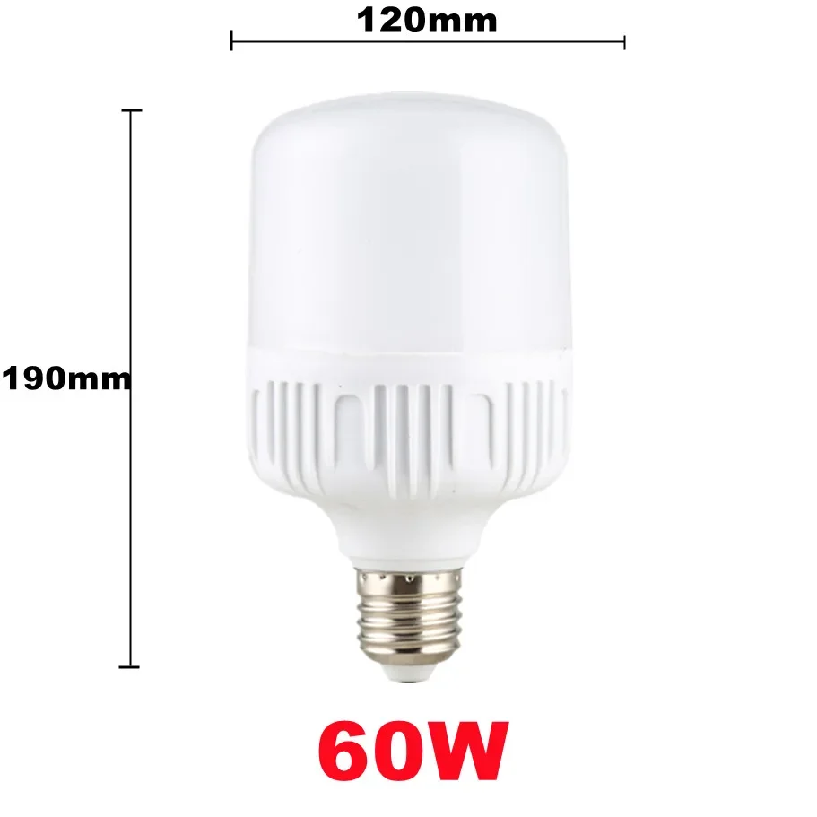 thumbnail image 1 of Bombilla LED E27 de 100 W con boca de rosca, 220 V, luz blanca, protección para los ojos, sin parpadeo, alta disipación del calor, 1 of 5