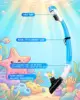 Snorkeling Gear for Adults Youth Kids, Dry-Top Snorkel Mask Set, Anti-Fog Scuba Diving Snorkle mask Set Adult, Panoramic Wide View Dive mask,Snorkeling Packages