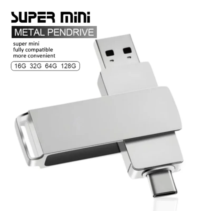 Usb 3.0 Pendrive 2Tb Memory Stick 128Gb 256Gb Metal Usb Flash Drive 1Tb Pen Drive Mini Usb Stick Impermeabile Per Laptop/Pc /Tv