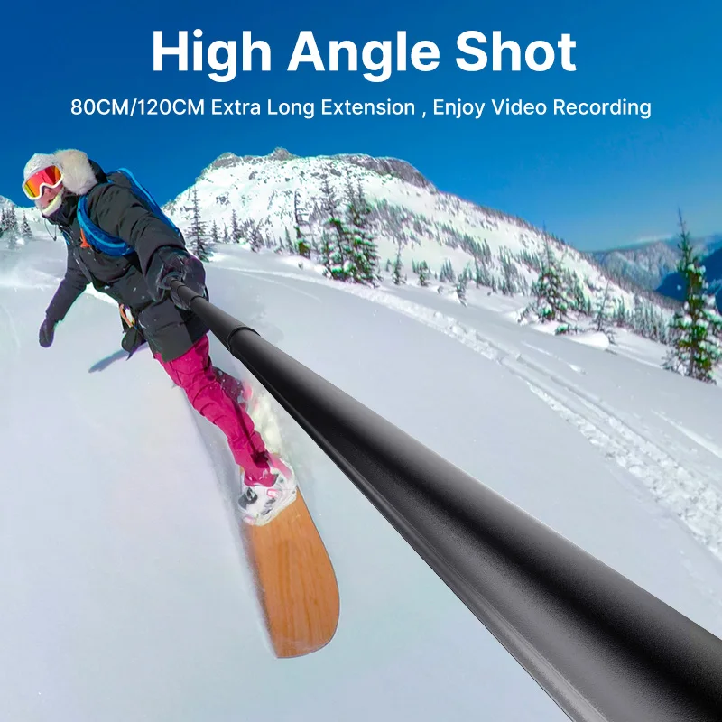 Sports Camera Selfie Stick Selfie Stick Tripod Cell Phone Selfie Stick Smartphone Selfie Stick Selfie Stick Phone Selfie Tripod Ulanzi MT-57 MT-58 Insta360 80/120CM Extendable Invisible Selfie Stick Pole Universal Rod For GoPro Insta360 X4 X3 X2 GO 2
