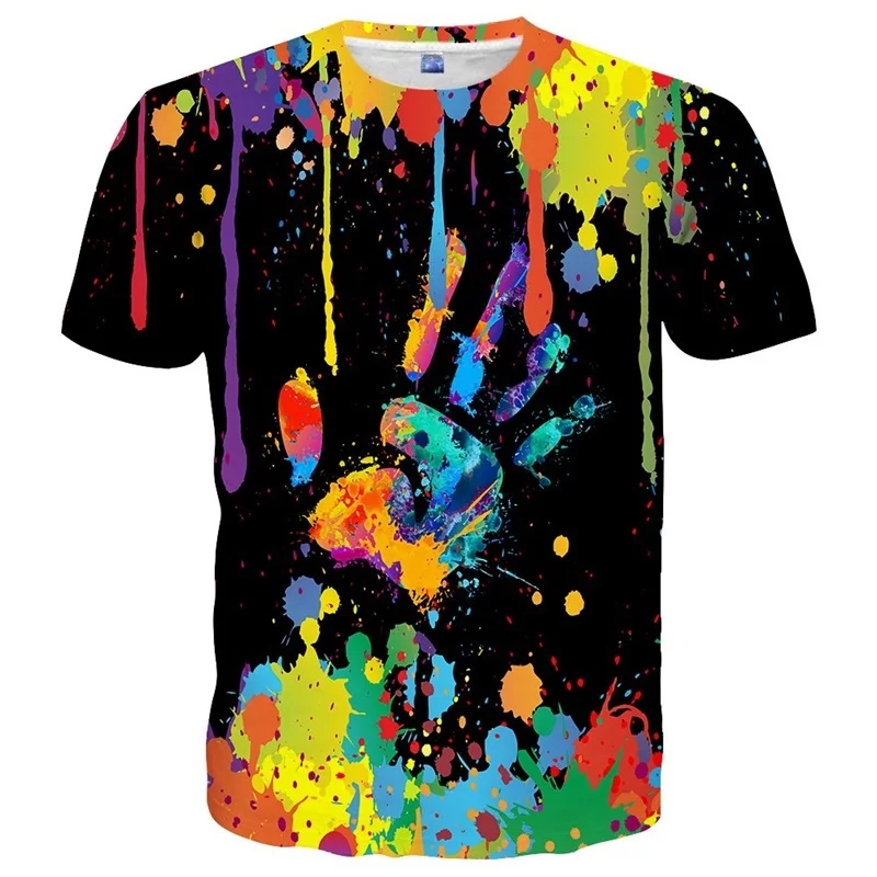

Abstract Graffiti T-Shirts Men 3D Printed Fashion Streetwear Pop Hip Hop Punk hombre Women Casual y2k Tops Funny Kids Girls Tees