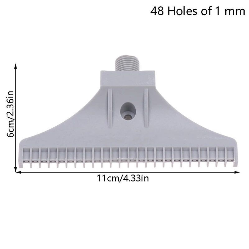 Wideth Plastic Air Knife Air Blowing Drying Flat Fan Nozzle Male Thread Wash Jet Nozzle Plastic Blowing Nozzle