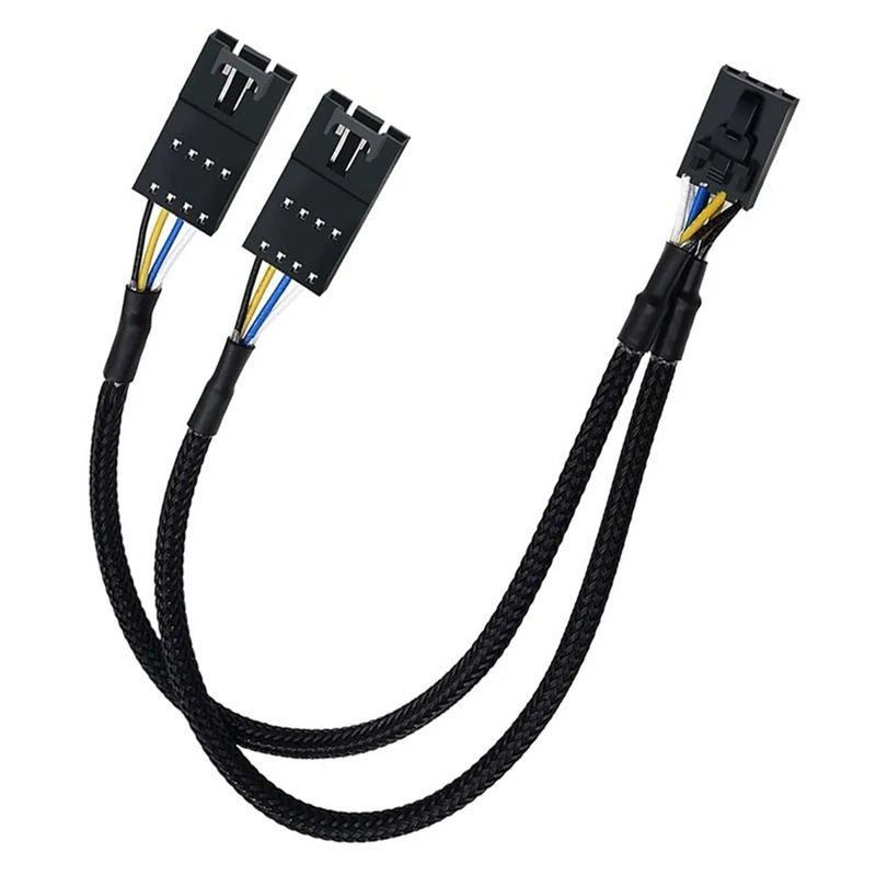 RGB Splitter For Corsair RGB HUB, Lighting Node Core And ICUE Commander CORE XT 4 Pin Male To Female Fan Extension Cable 3