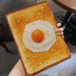 Pencil Holder Protective Tablet Cover - iPad Air 6 (11 - lnch) (Fried egg)