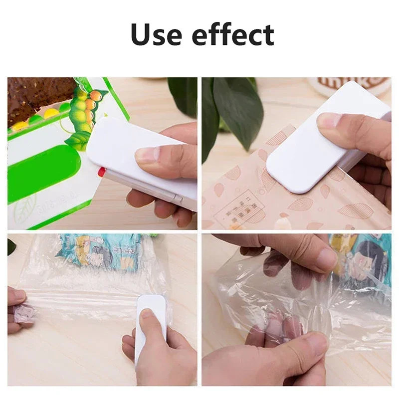 Mini Heat Bag Sealing Machine Package Sealer Bags Thermal Plastic Food Bag Closure Portable Sealer Packing Kitchen Special Tools bag sealer