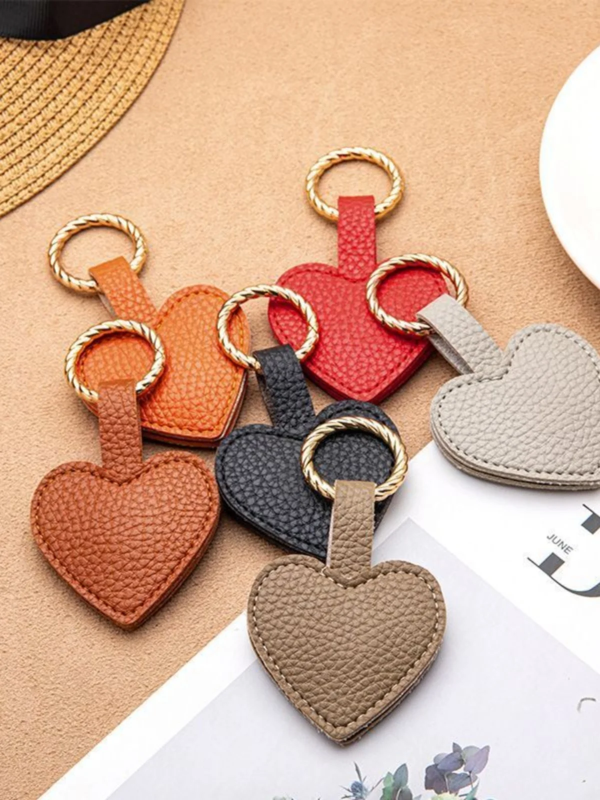 PU 가죽 원형 마그네틱 모자 클립, 태양 모자, 손실 방지 클립, 외부 모자 보관, 여행용, 야외 모자 배낭 클립