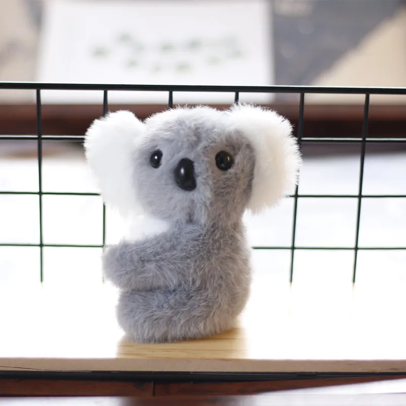 Juguete de peluche de peluche de oso koala gris personalizado