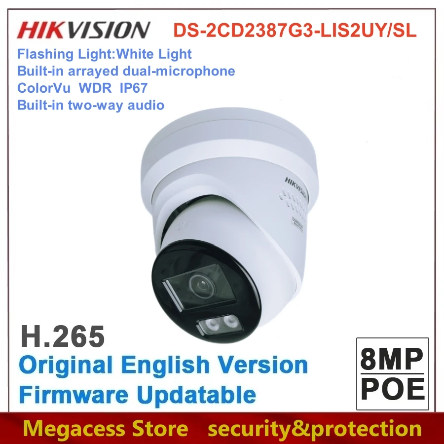 الأصلي Hikvision 2.8 مللي متر DS-2CD2387G3-LIS2UY/...