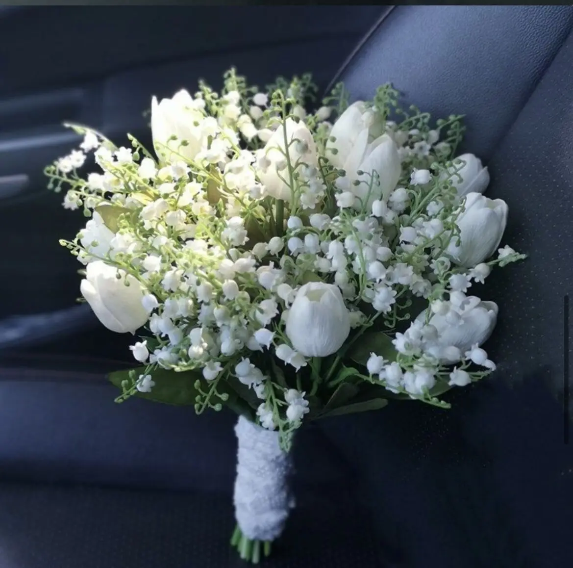 White Calla Lily Bridal Bouquet 3