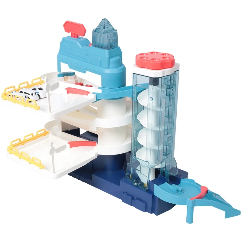 Children's Toy Parking Lot Building Car Building Breakthrough Adventure Track Light Music Boy Educational Gift