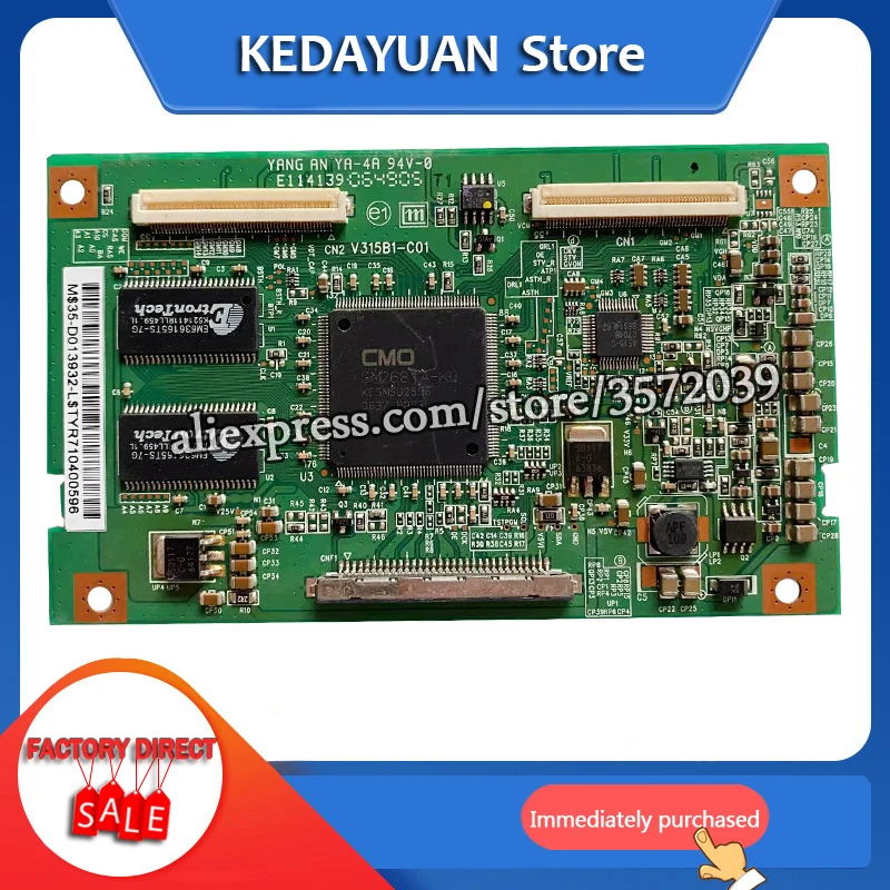 V315B1-C01 Logic Board V315B1-L01/L06 CMO V315B1C01 Test Board T-con TV Card