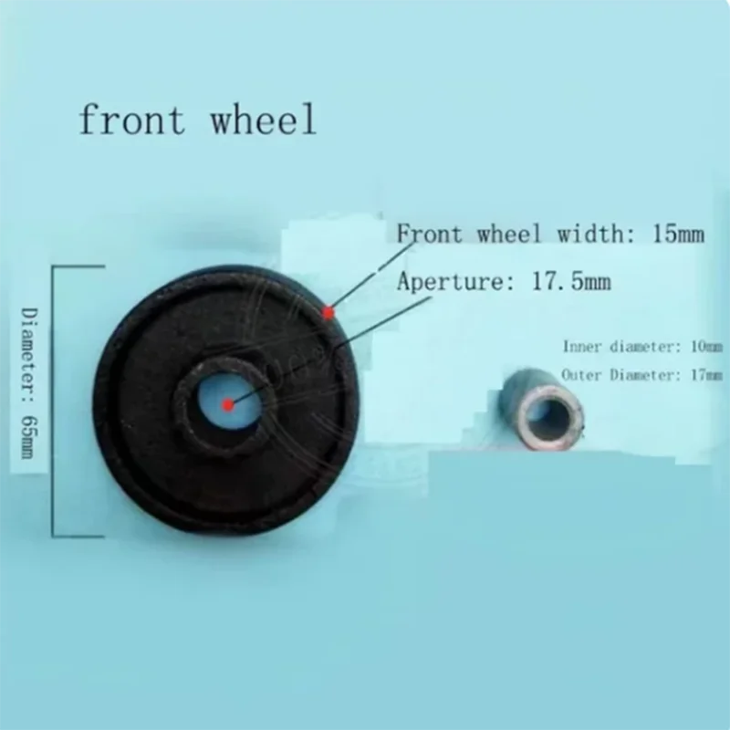 Horizontal 2 Ton Jack Universal Wheel Front Wheel Specialized Affordable And Durable Multiple Specifications Jack Accessories