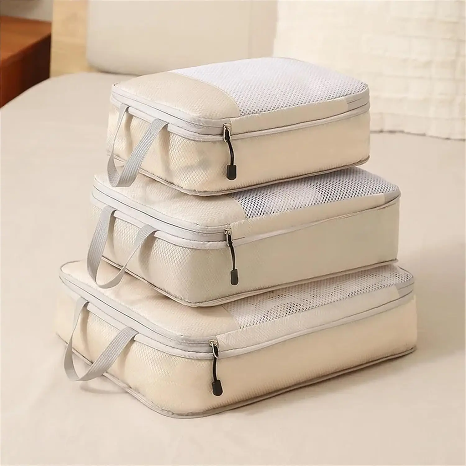Expandable Mesh Storage Bag - Space-Saving, Versatile, and Ideal for Travel and Home Organization