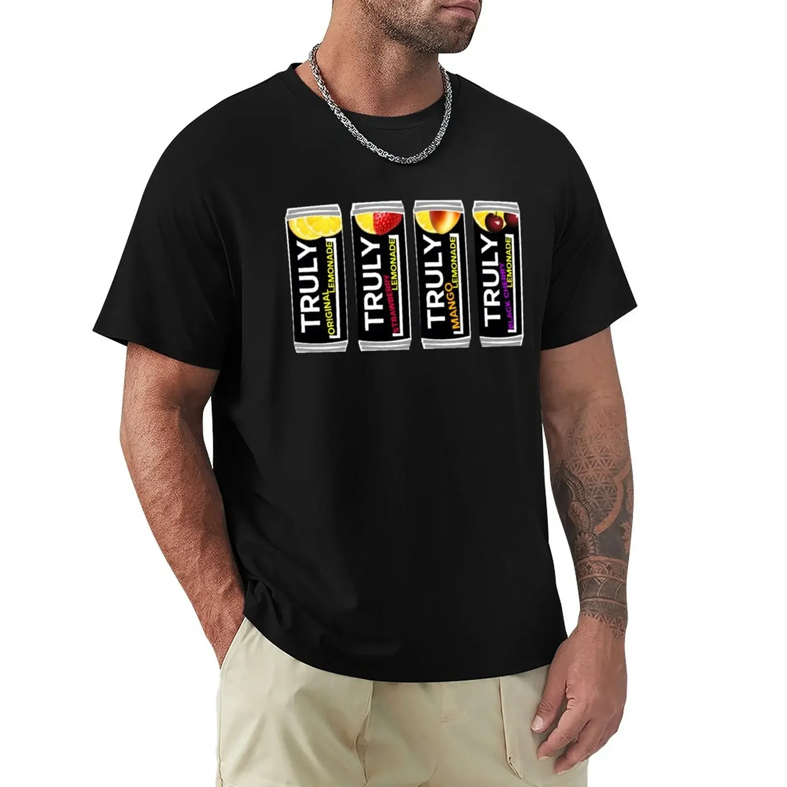 

Truly Lemonade Hard Seltzer T-Shirt summer tops shirts graphic tees aesthetic clothes mens t shirt