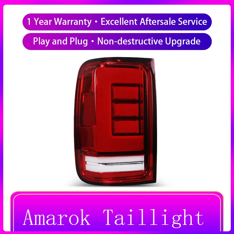 

Автомобильные фары для Amarok 2010-2022 светодиодный Автомобильная задняя фара в сборе модернизированная динамическая подсветка сигнальная лампа Инструмент Аксессуары