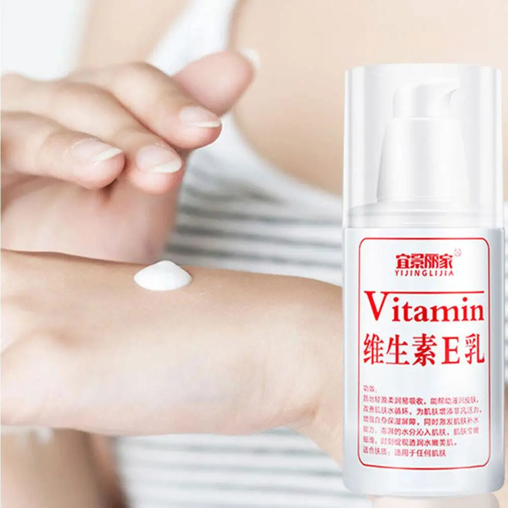 

100ml Vitamin E Milk Moisturizing Hydrating Delicate Oil Smooth Body Beauty Control Firming 100ml Skin Care Anti-Aging Face C6D4