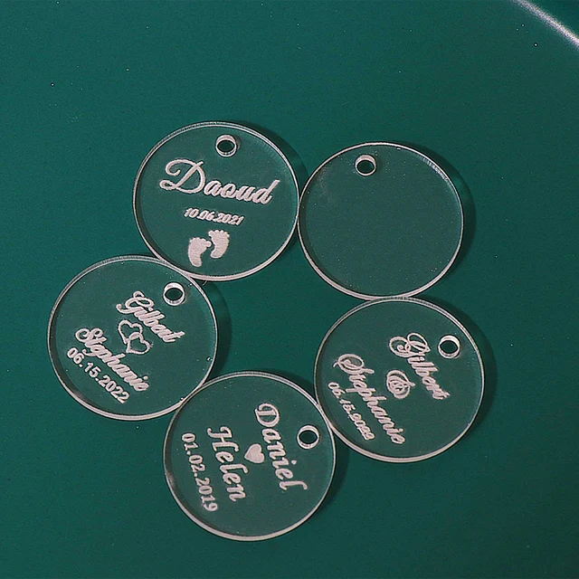 Plaque De Bureau Acrylique Personnalisée Gravée - Nom Sur Panneau Design Contemporain LASERARTS