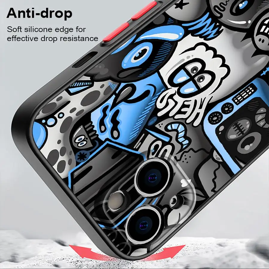 Graffiti Black  Back Phone Cover Case