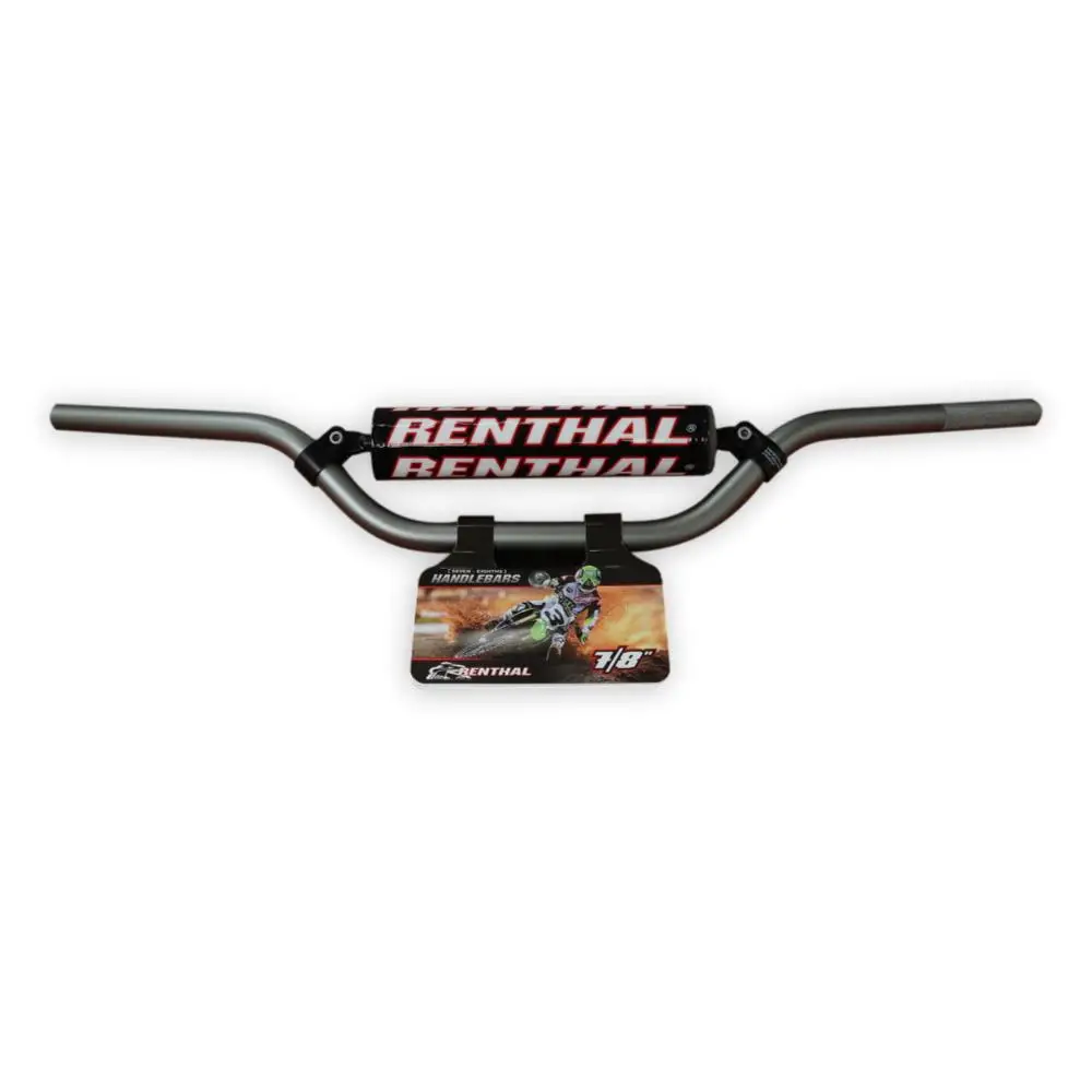 Manubrio Renthal Con Asta Diametro 22Mm Titanio Con Protezione